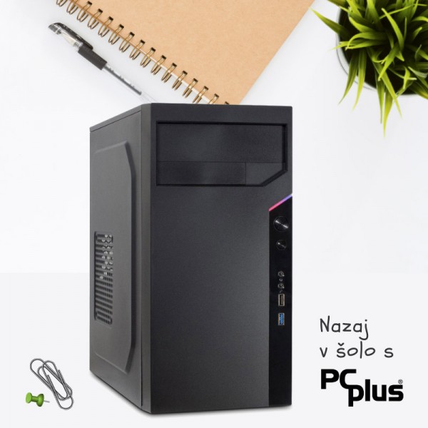 PCPLUS School Ryzen 5 5600G 16GB 512GB SSD Windows 11 PRO EDU (samo za izobraževalne ustanove) namizni računalnik