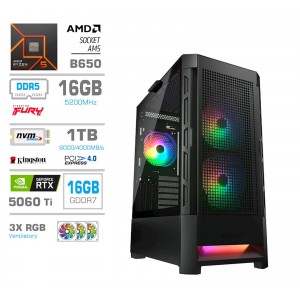 Računalnik PCX Extian R5 9600X 32GB 1TB RTX5060Ti