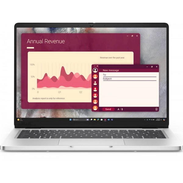 Prenosnik DELL Pro 14 (PC14250) Ultra 7 255U/32GB/SSD 512GB/UMA/W11Pro