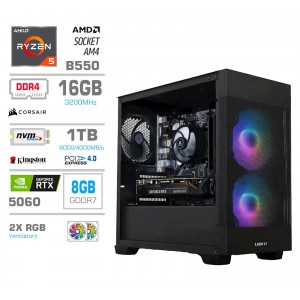 Računalnik PCX Extian R5 5600X 16GB 1TB RTX5060