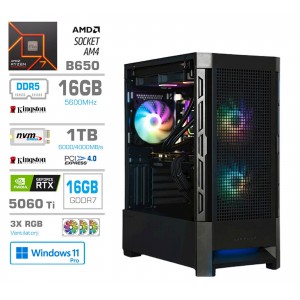 Računalnik PCX Exton R7 9700X/16GB/1TB/RTX5060Ti/W11P
