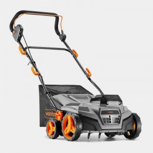 VonHaus 2-v-1 brezžični prezračevalnik in vertikulator za trato, 40 V