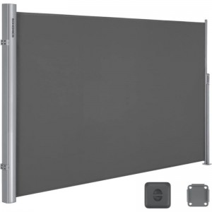SONGMICS Stranski senčnik 160 x 350 cm antracit, GSA165G02