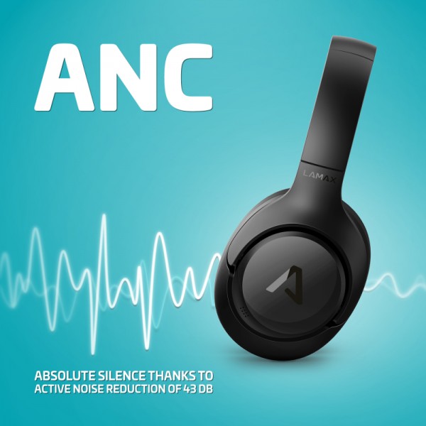 LAMAX NoiseComfort2 ANC brezžične slušalke
