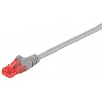 Patch kabel Cat.6 UTP 0,25m sivi