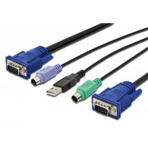 KVM octopus kabel moško <> moški 3m